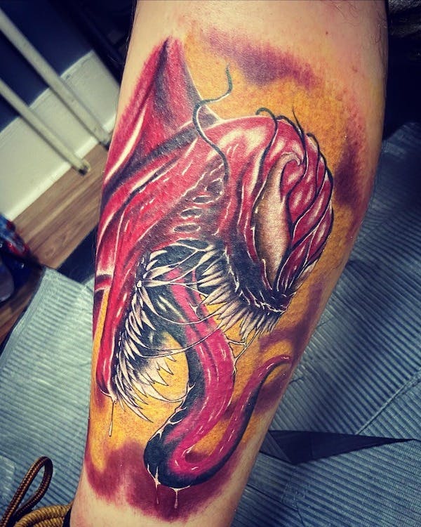 5 Rafael Venom tattoo full color