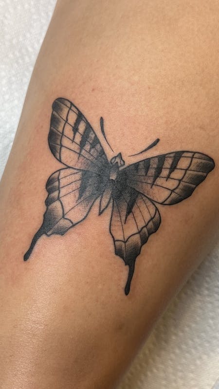 Butterfly Tattoo by Rubio, Fattys Tattoos & Piercings