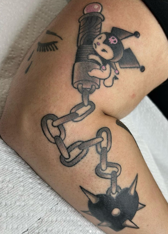 11-Ashley, artist at Fattys Tattoos _ Piercings, tattoo