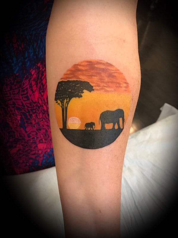12Matt-elephants tattoo on arm