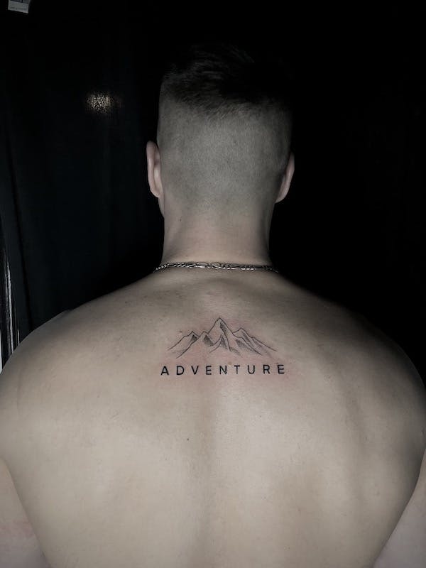 Mountains tattoo by Gabe, Fattys Tattoos & Piercings