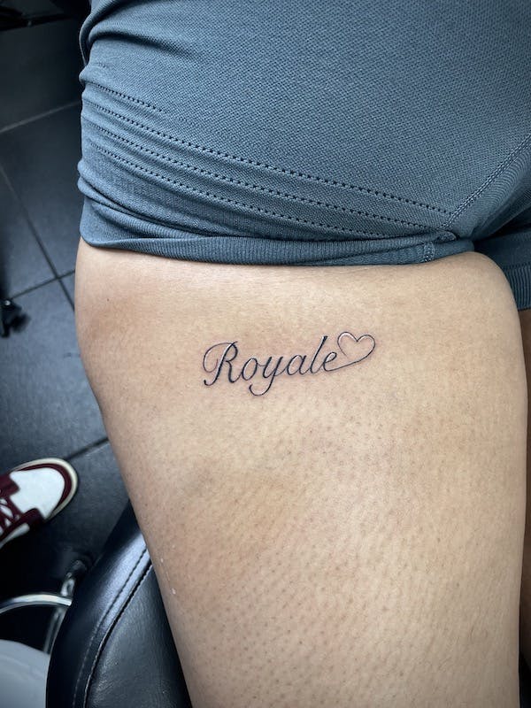 Royal tattoo by Gabe, Fattys Tattoos & Piercings