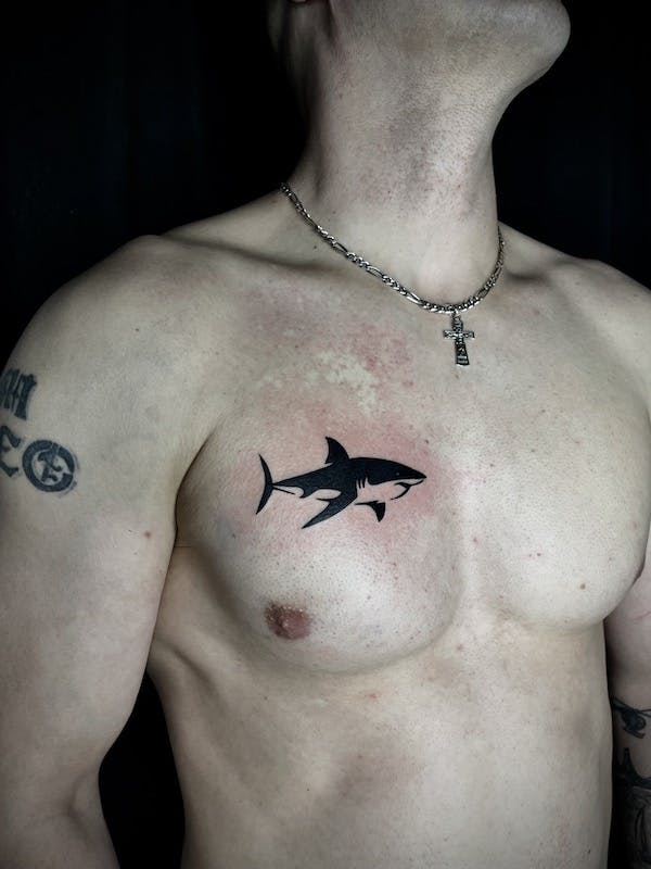Shark tattoo by Gabe, Fattys Tattoos & Piercings